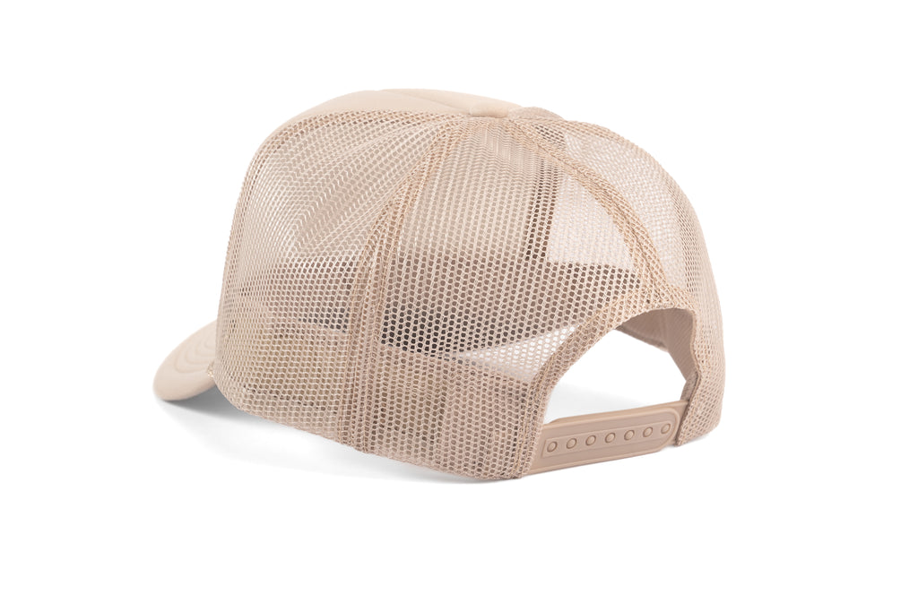 Redbanks Fishing Beige Foam Trucker