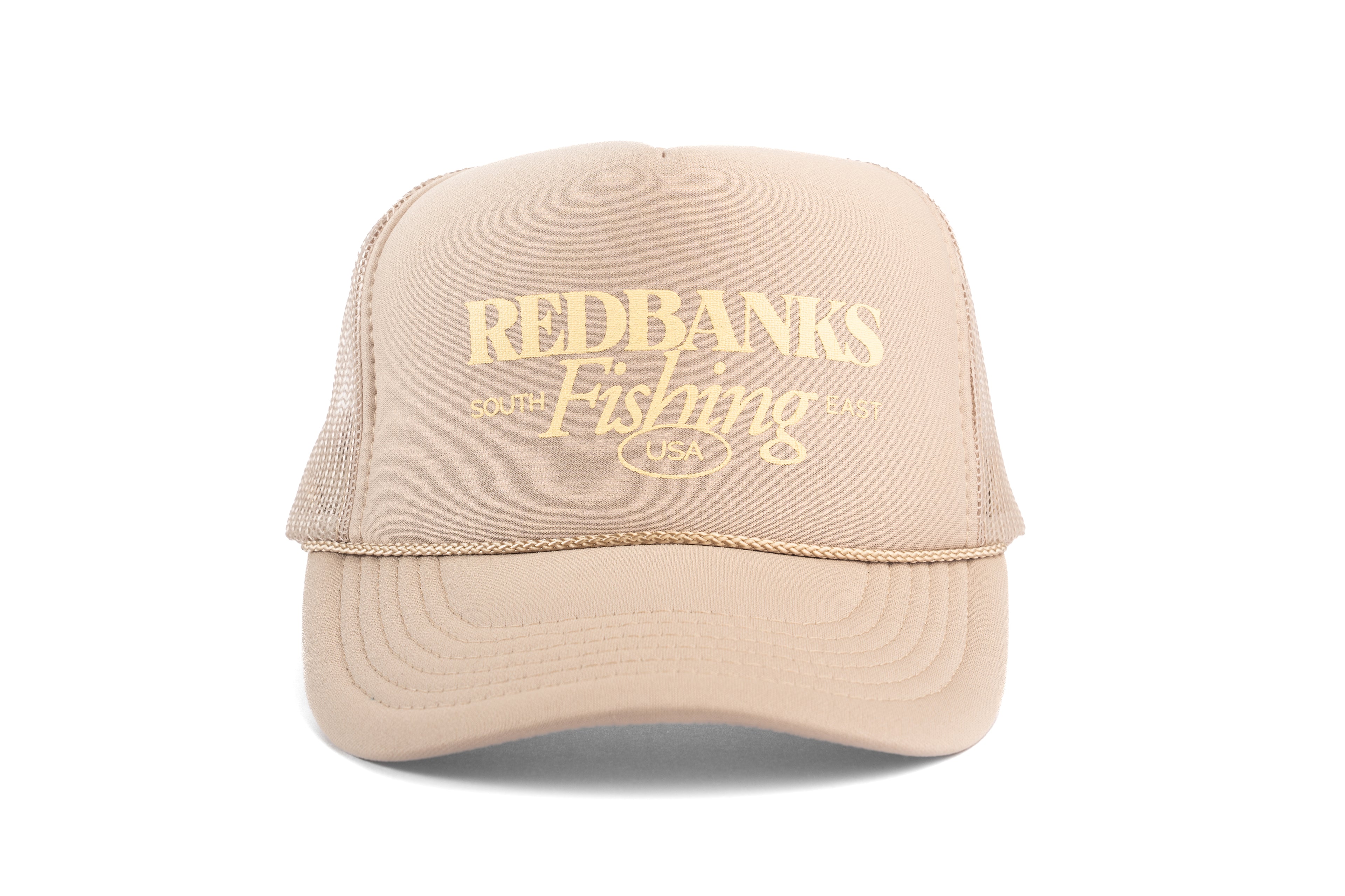 Redbanks Fishing Beige Foam Trucker