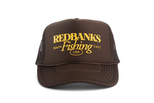Redbanks Fishing Brown Foam Trucker