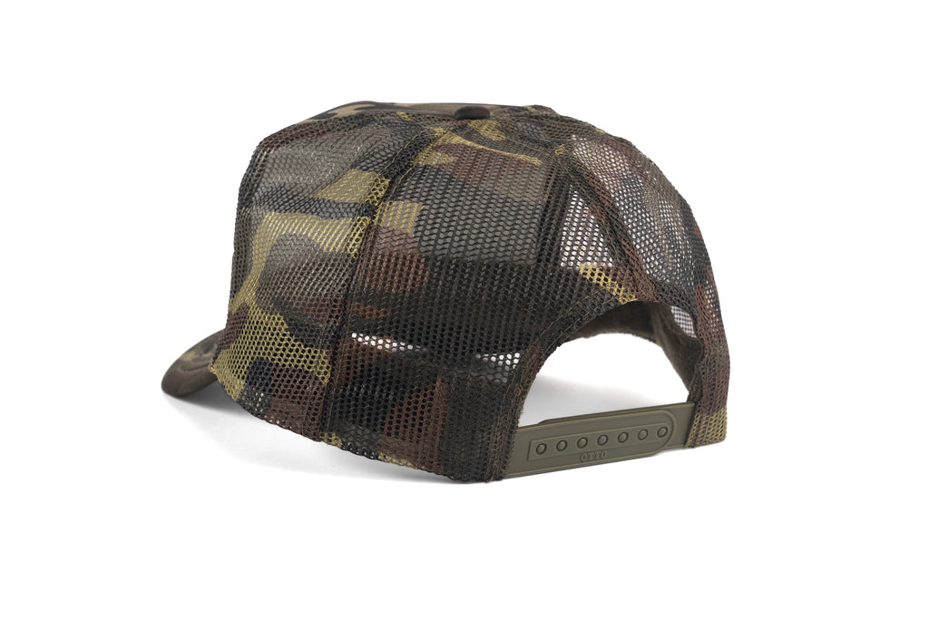 Redbanks Fishing Military Camo Foam Trucker