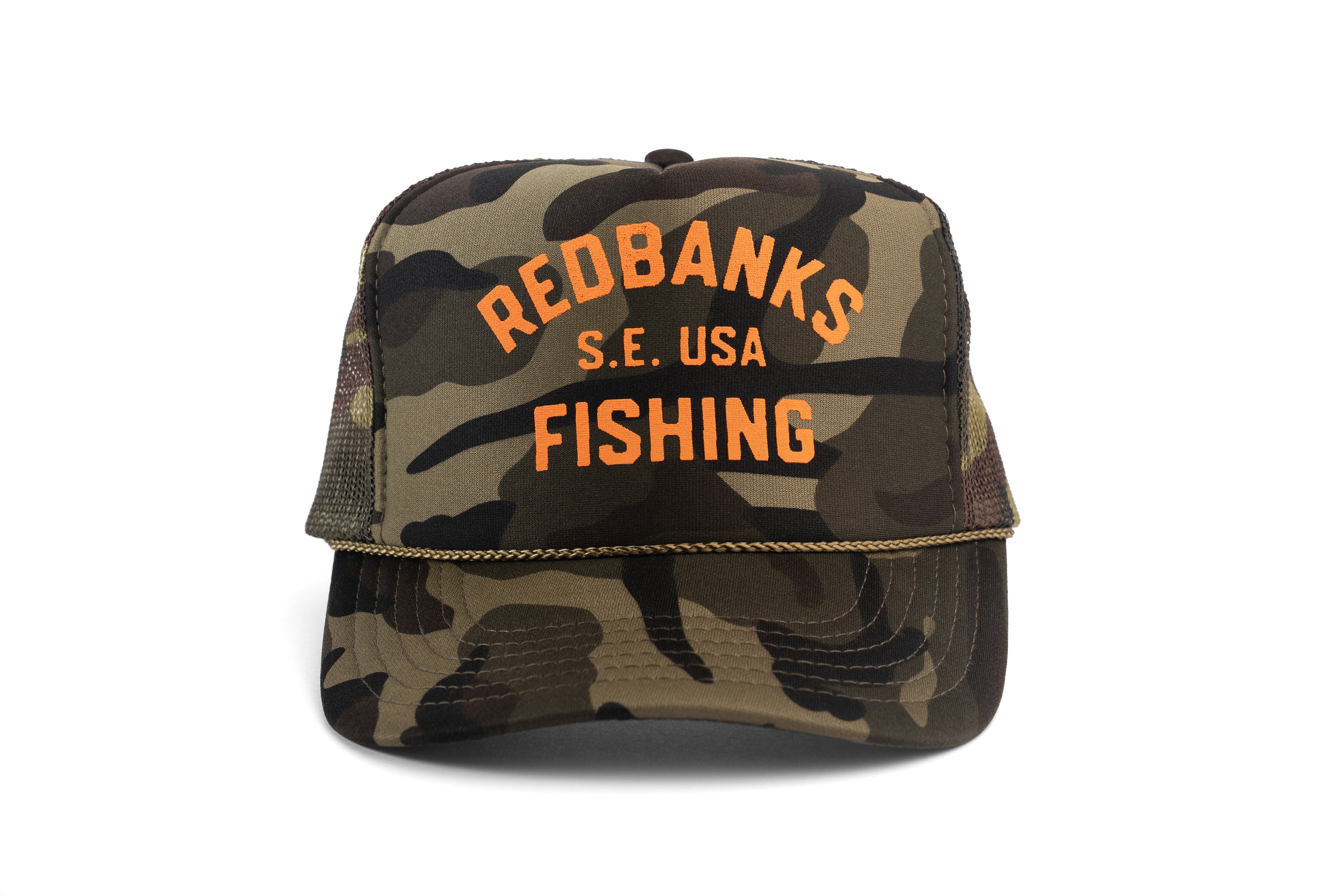 Redbanks Fishing Military Camo Foam Trucker