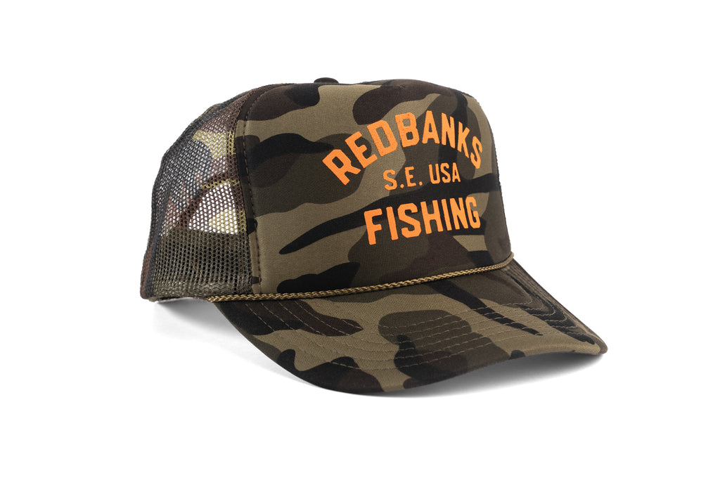 Redbanks Fishing Military Camo Foam Trucker