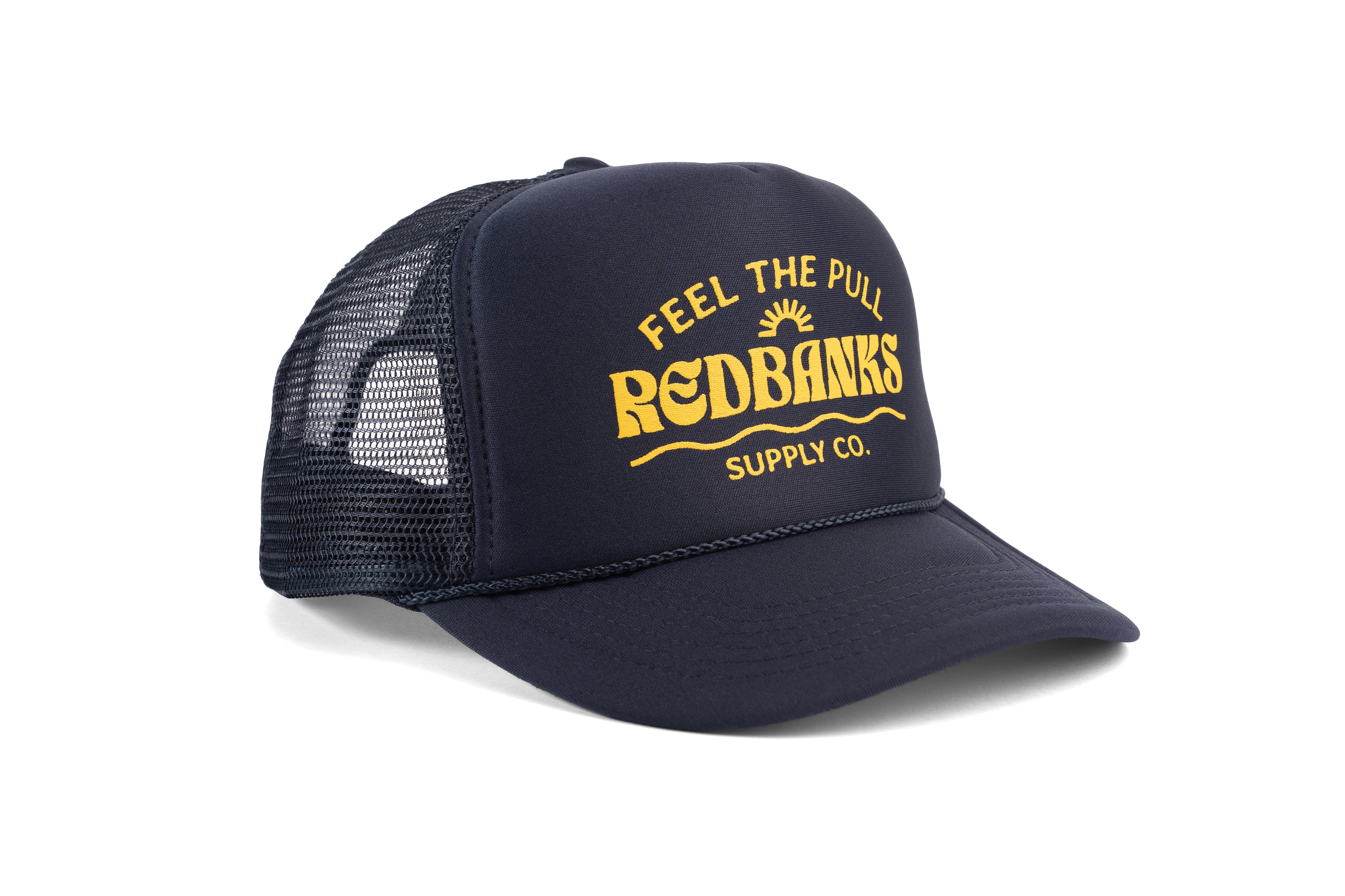 Redbanks Supply Co. Navy Foam Trucker