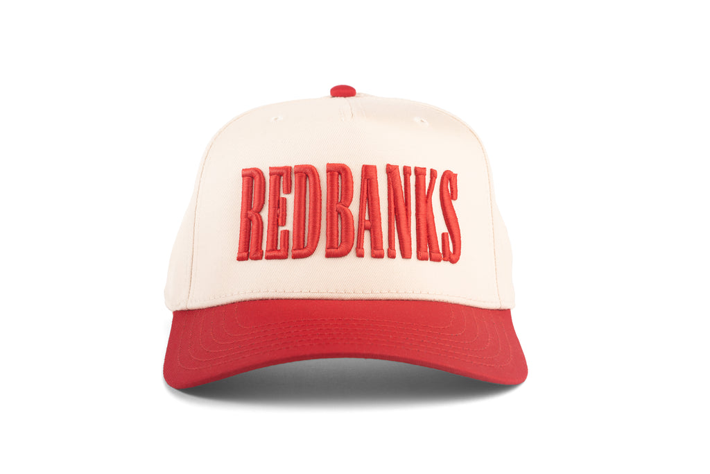 REDBANKS Snapback Red & Natural