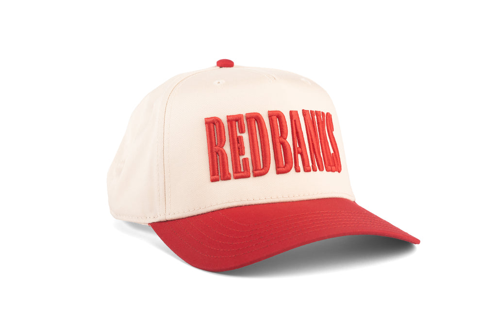 REDBANKS Snapback Red & Natural