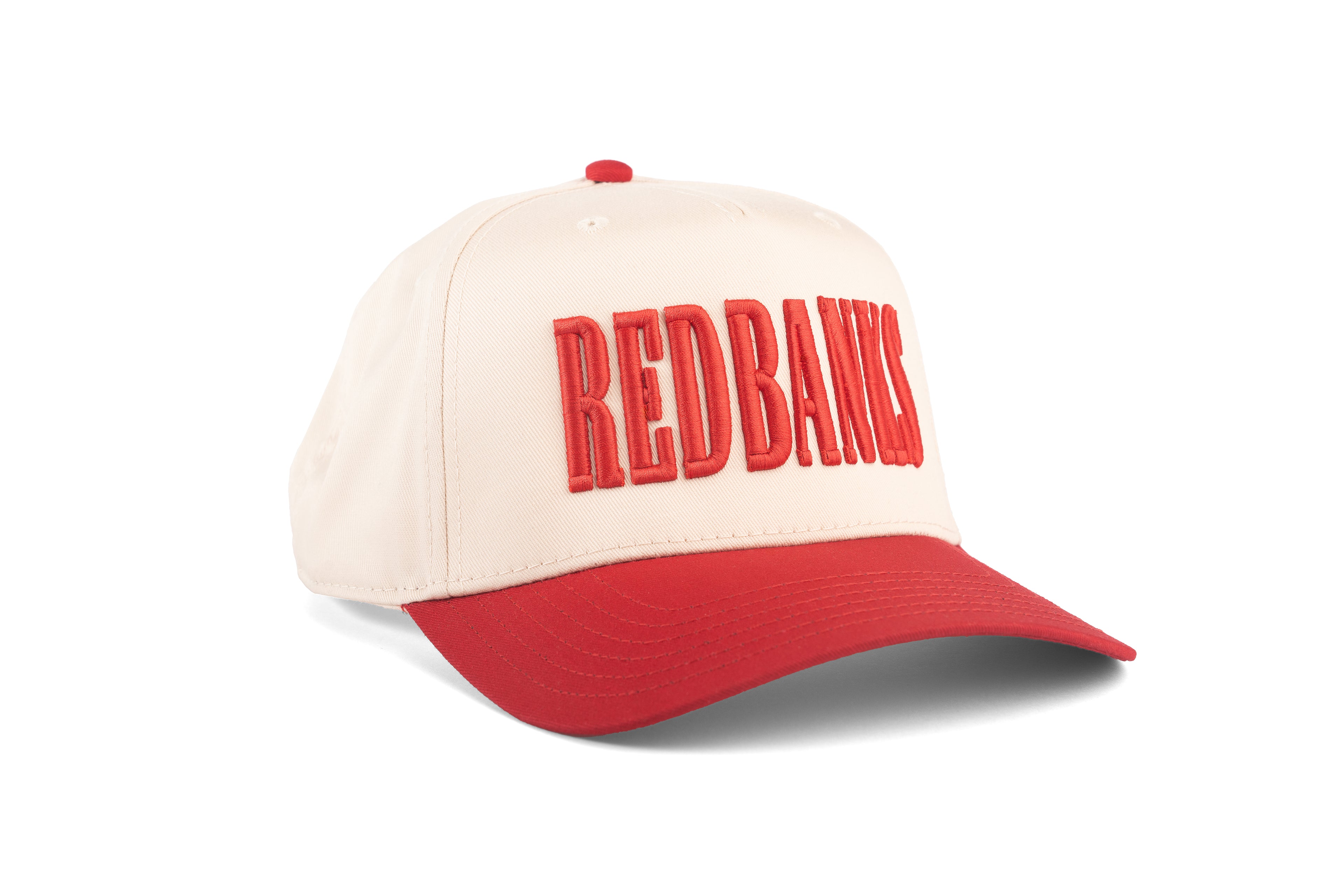 REDBANKS Snapback Red & Natural