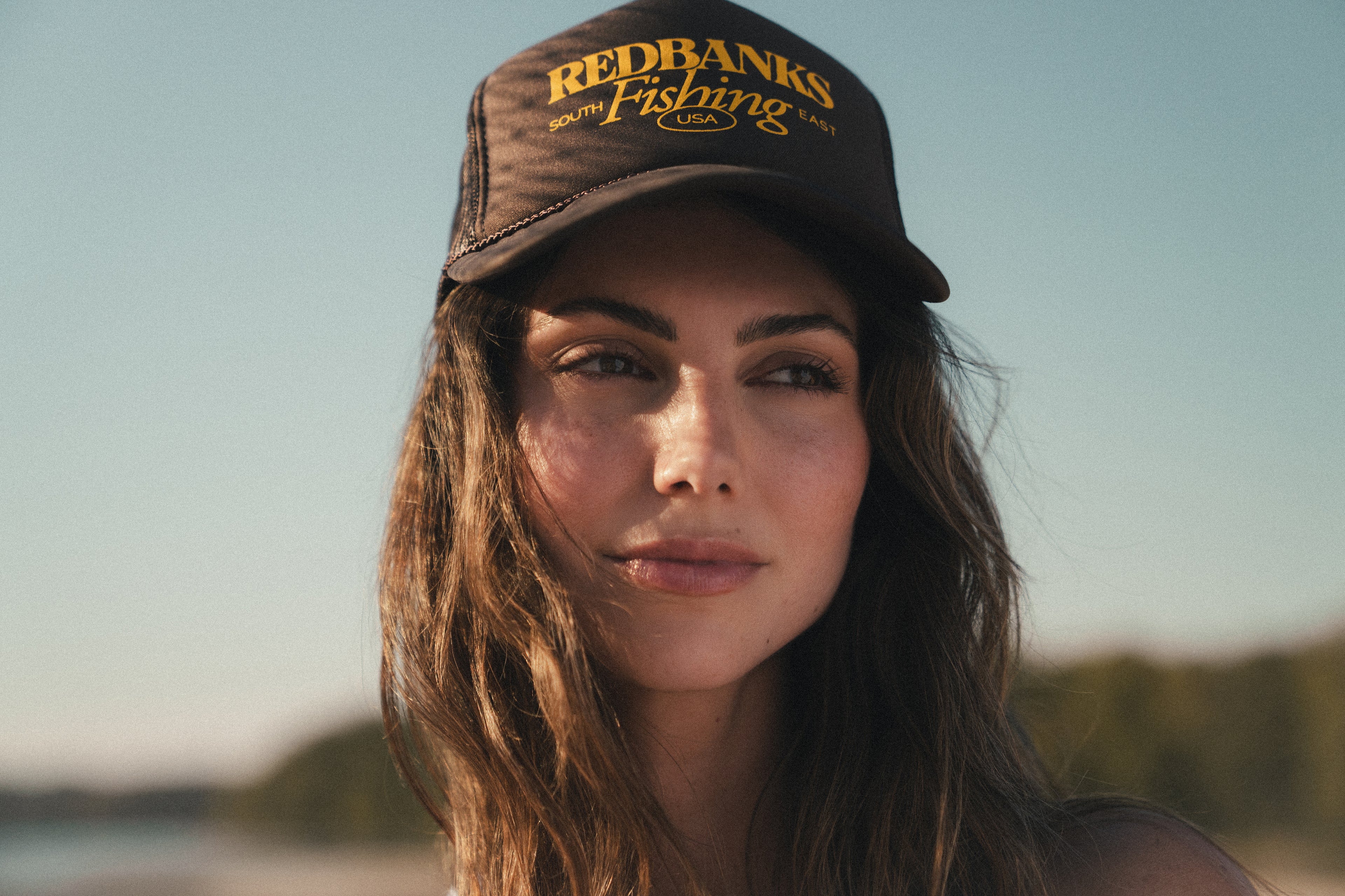 Redbanks Fishing Brown Foam Trucker