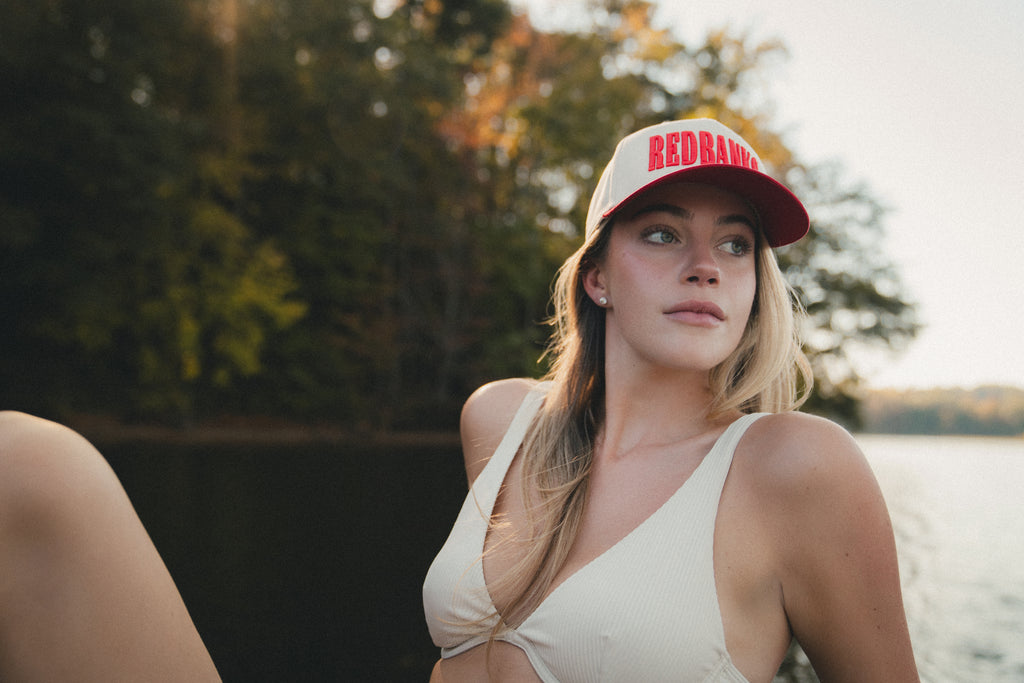 REDBANKS Snapback Red & Natural