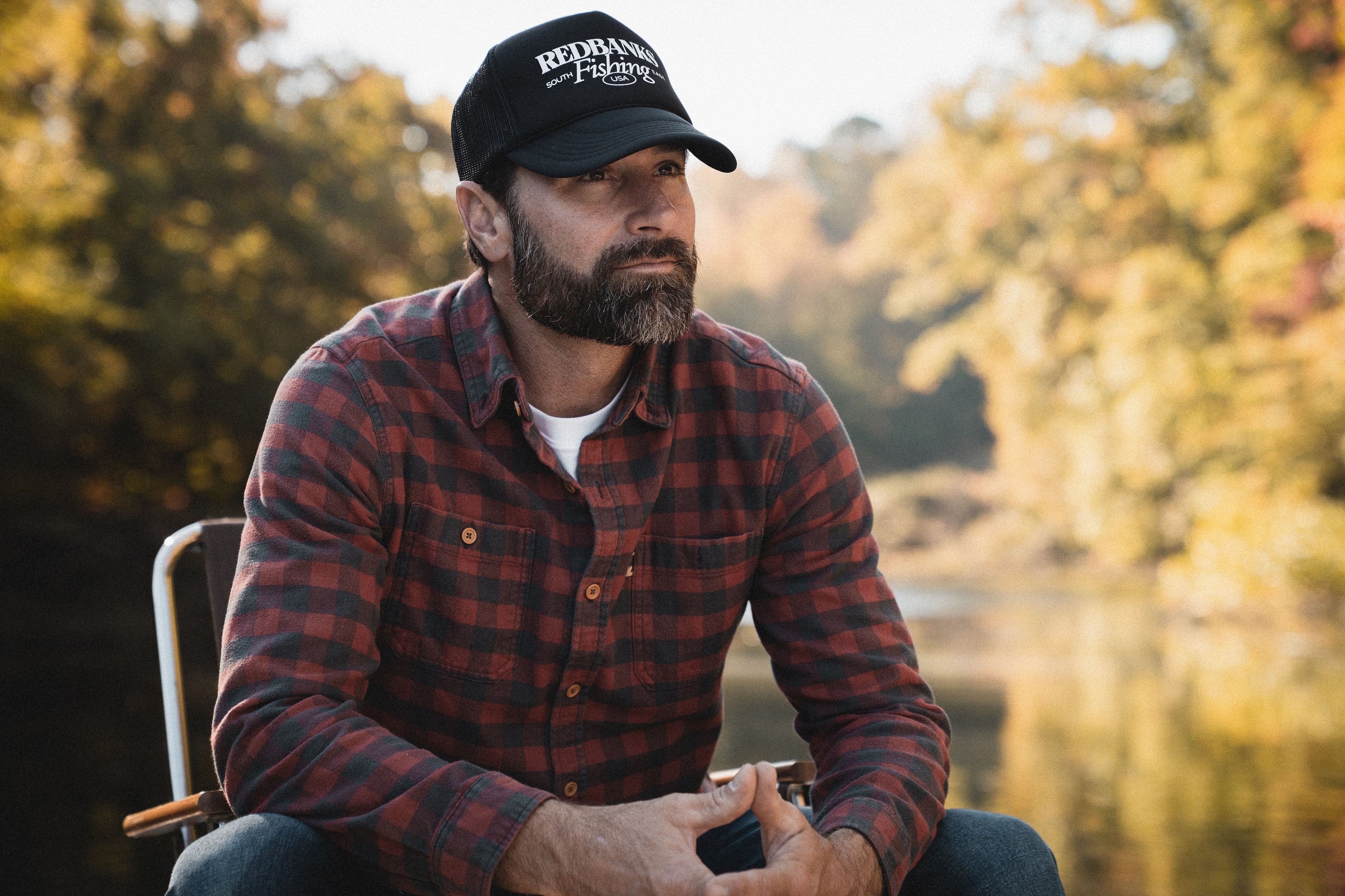 Redbanks Fishing Black Foam Trucker