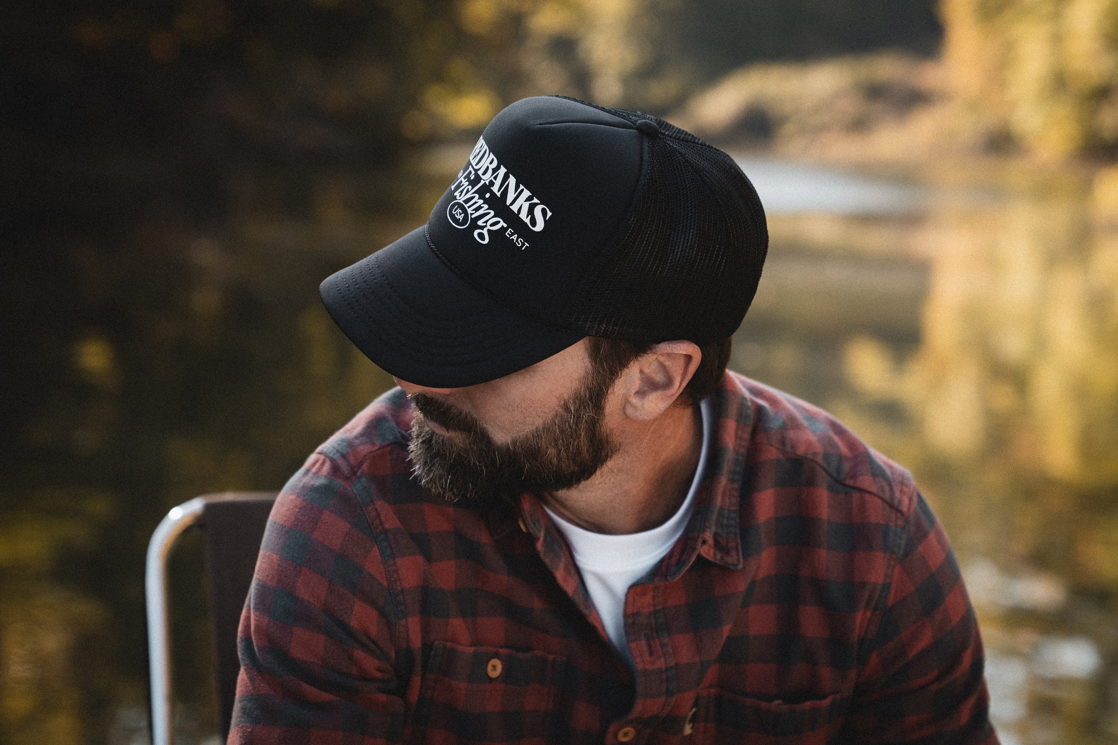 Redbanks Fishing Black Foam Trucker