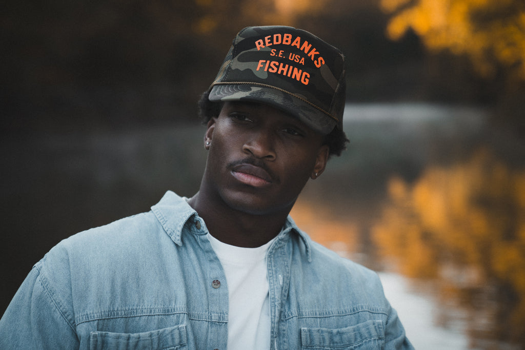 Redbanks Fishing Military Camo Foam Trucker