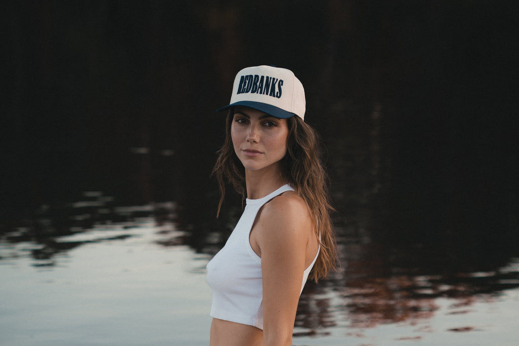 REDBANKS Snapback Navy & Natural