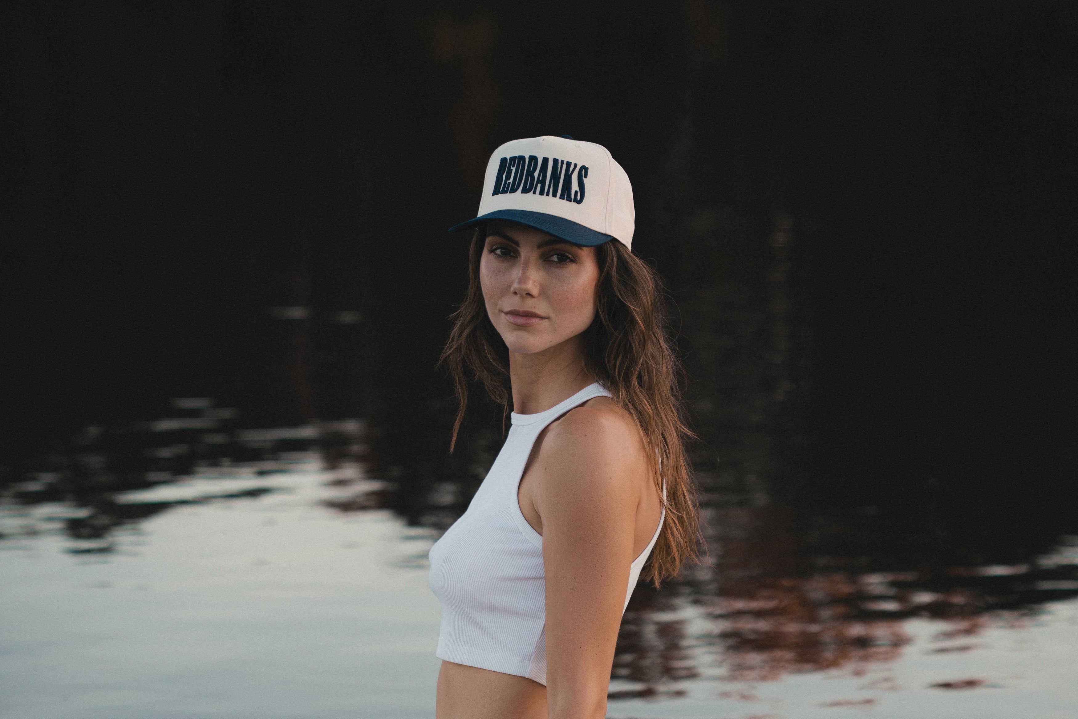 REDBANKS Snapback Navy & Natural